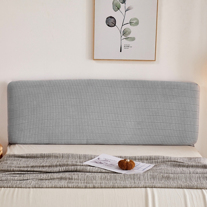 91家纺网 家纺一手货源 找家纺 千彤沙发垫 2021新款休闲格调床头套 银灰