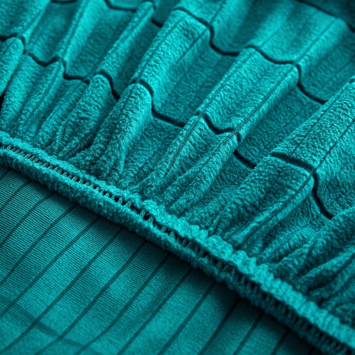 91家纺网 家纺一手货源 找家纺 千彤沙发垫 2021新款休闲格调床头套 翠绿