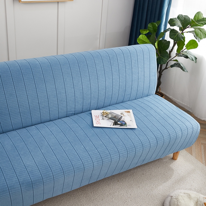 91家纺网 家纺一手货源 找家纺 千彤沙发垫 2021新款休闲格调沙发床套 水蓝