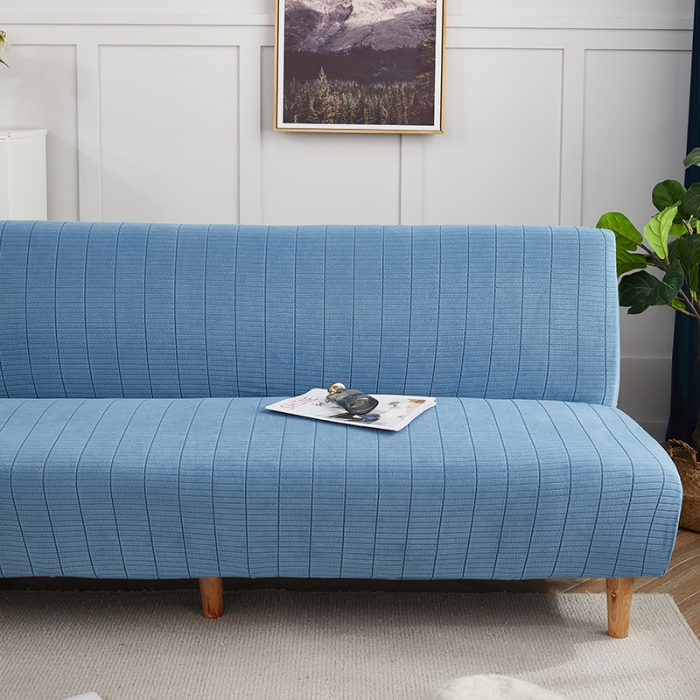 91家纺网 家纺一手货源 找家纺 千彤沙发垫 2021新款休闲格调沙发床套 水蓝