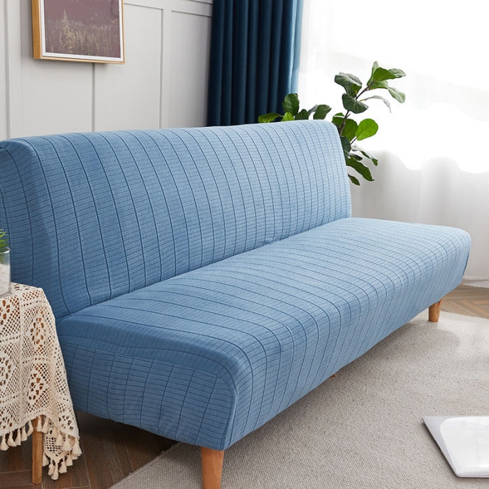 91家纺网 家纺一手货源 找家纺 千彤沙发垫 2021新款休闲格调沙发床套 水蓝