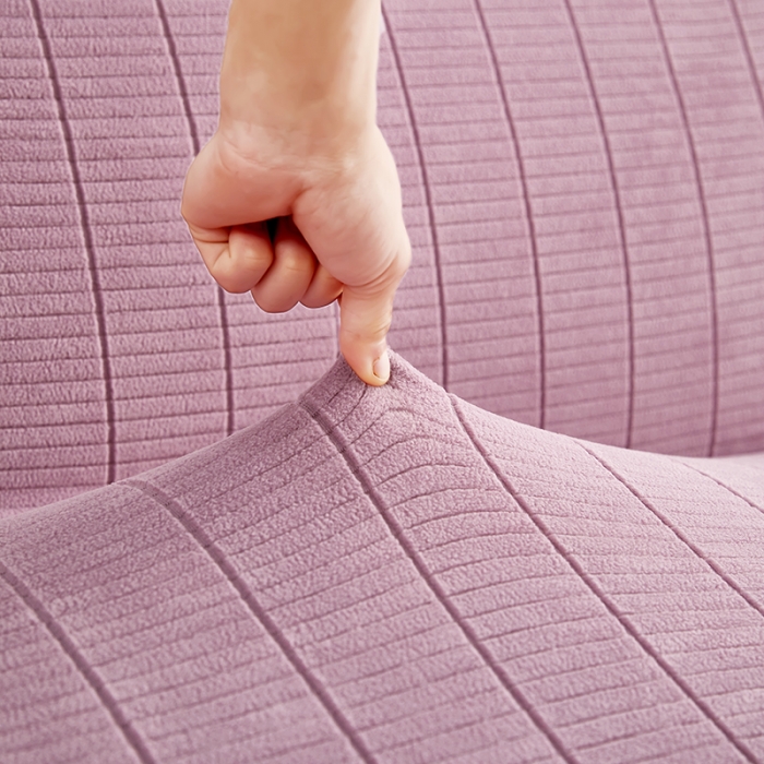 91家纺网 家纺一手货源 找家纺 千彤沙发垫 2021新款休闲格调沙发床套 紫色