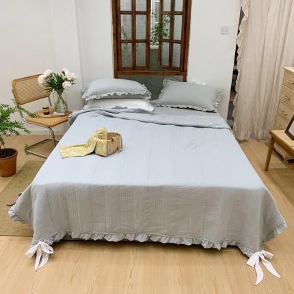 北纬27度 2021新款韩国夏被四件套 灰