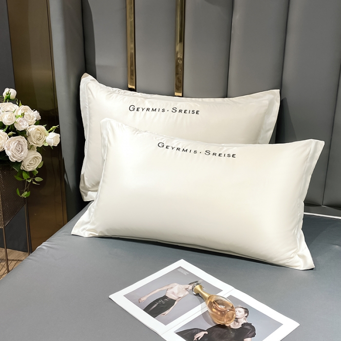 91家纺网 家纺一手货源 找家纺 （总）琪格格 2022新款水洗真丝刺绣四件套