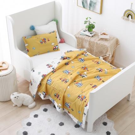 91家纺网 家纺一手货源 找家纺 （总）吉咪兔 2022新款A类60支纯棉卡通舒适夏凉被