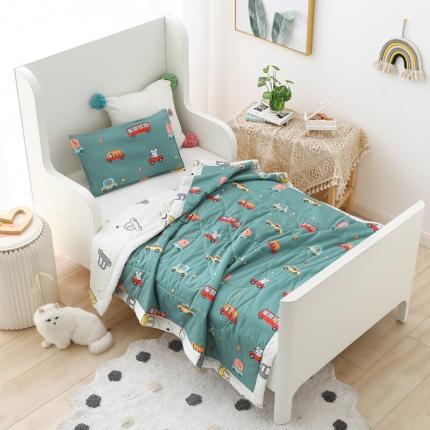 91家纺网 家纺一手货源 找家纺 （总）吉咪兔 2022新款A类60支纯棉卡通舒适夏凉被