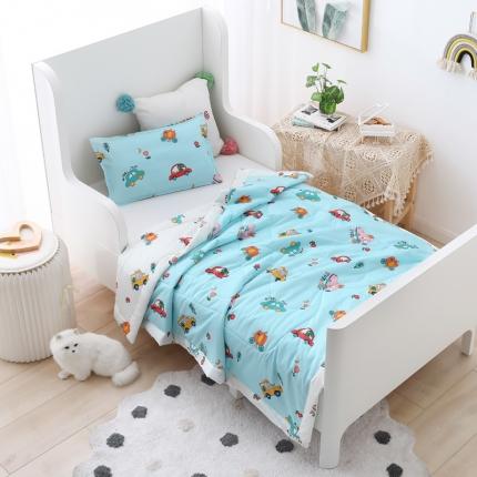 91家纺网 家纺一手货源 找家纺 （总）吉咪兔 2022新款A类60支纯棉卡通舒适夏凉被