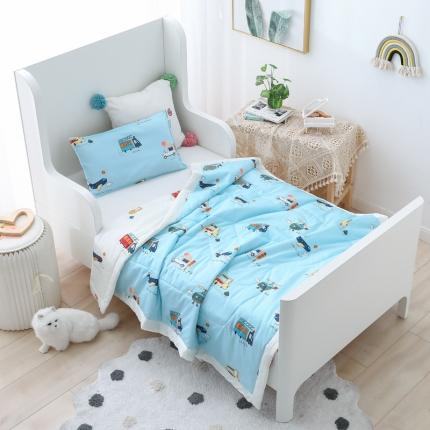 91家纺网 家纺一手货源 找家纺 （总）吉咪兔 2022新款A类60支纯棉卡通舒适夏凉被