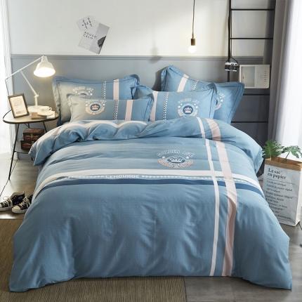 91家纺网 家纺一手货源 找家纺 （总2）格里芬2021新款全棉13372大阪印花四件套