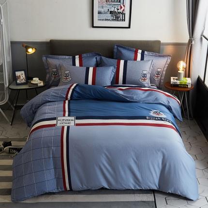 91家纺网 家纺一手货源 找家纺 （总2）格里芬2021新款全棉13372大阪印花四件套