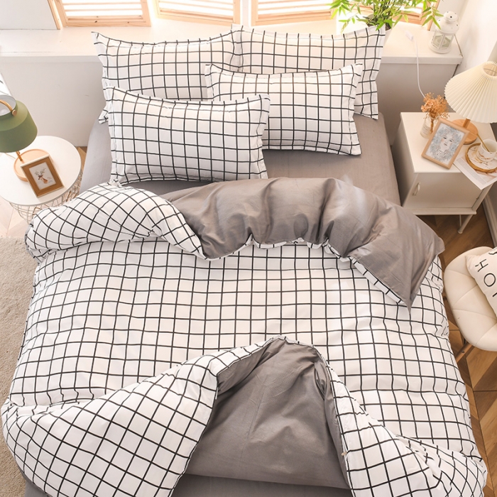 91家纺网 家纺一手货源 找家纺 赫然家纺 新款舒适柔软亲肤爆款芦荟棉四件套货源充足 风云