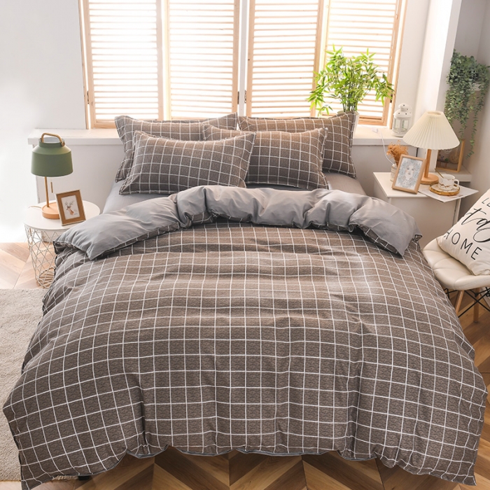 91家纺网 家纺一手货源 找家纺 赫然家纺 新款舒适柔软亲肤爆款芦荟棉四件套货源充足 遐想