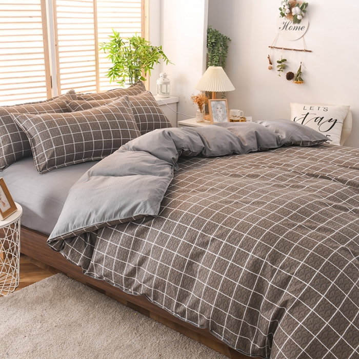 91家纺网 家纺一手货源 找家纺 赫然家纺 新款舒适柔软亲肤爆款芦荟棉四件套货源充足 遐想