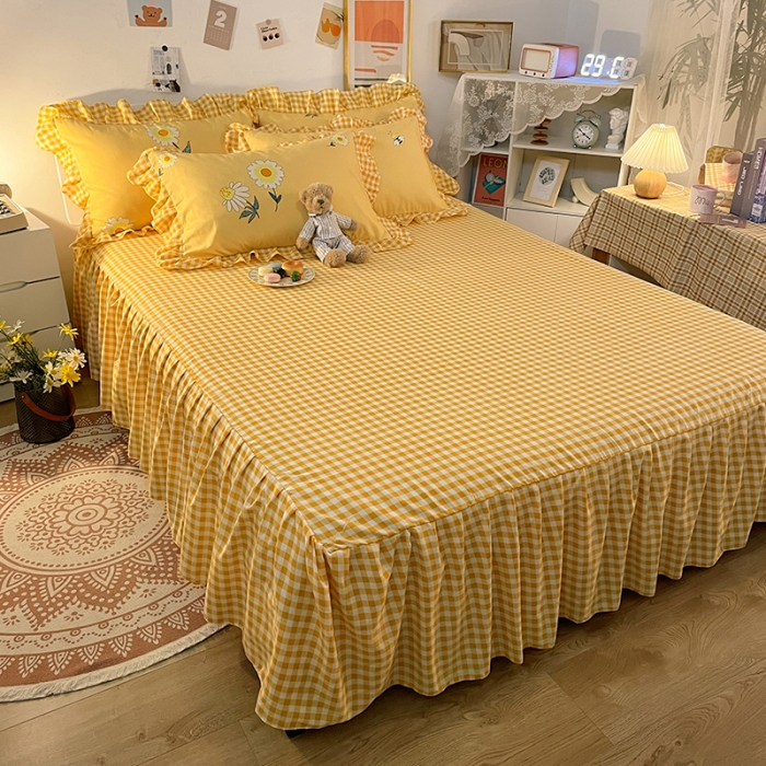 91家纺网 家纺一手货源 找家纺 维娜斯 2021新款植物羊绒磨毛韩版花边四件套爱的相恋