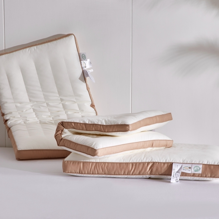 91家纺网 家纺一手货源 找家纺 星芯合家纺 2024新款无荧光超薄立体枕