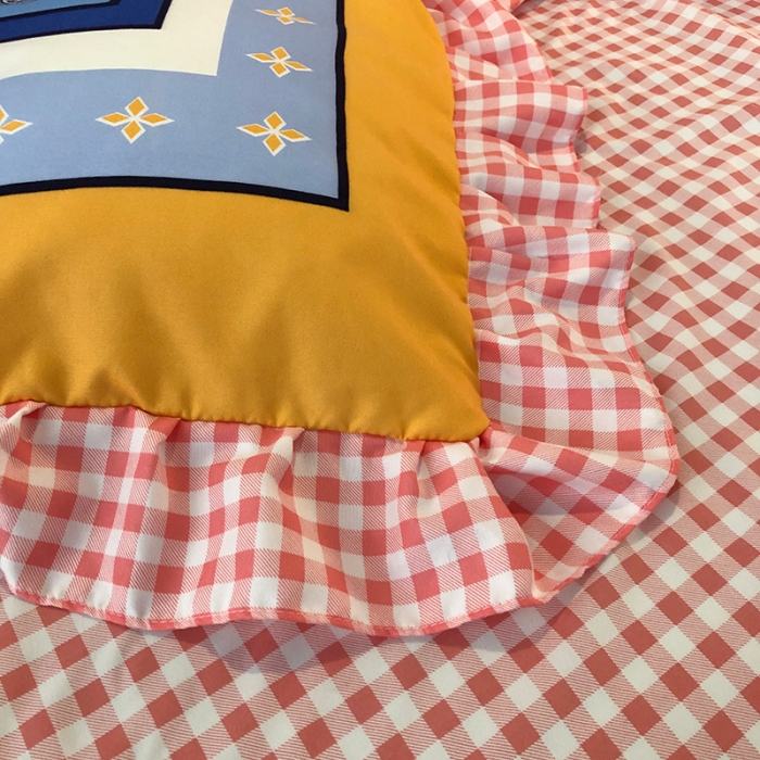 91家纺网 家纺一手货源 找家纺 维娜斯 2021新款韩版斜纹大版磨毛四件套 小资情调