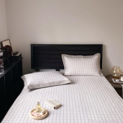 91家纺网 家纺一手货源 找家纺 2021新款高端可水洗冰丝席提花床席款 格雅-淡雅紫