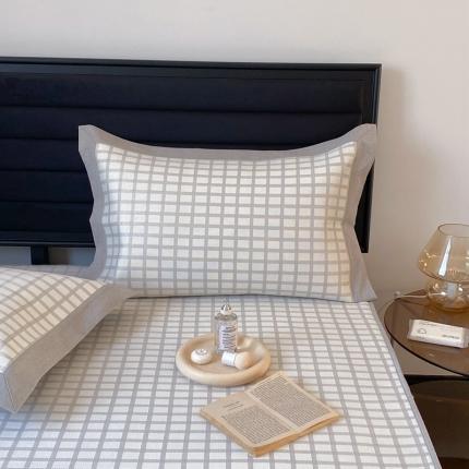 91家纺网 家纺一手货源 找家纺 2021新款高端可水洗冰丝席提花床席款 格雅-绅士灰