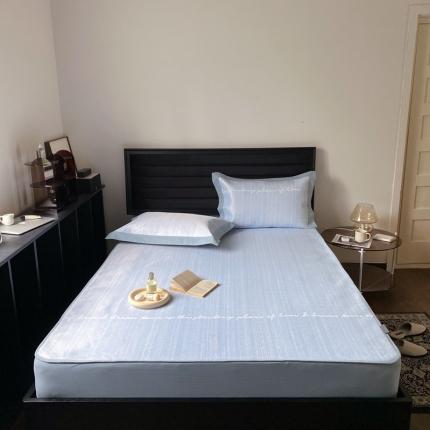 91家纺网 家纺一手货源 找家纺 （总）2021新款高端可水洗冰丝席提花床笠款