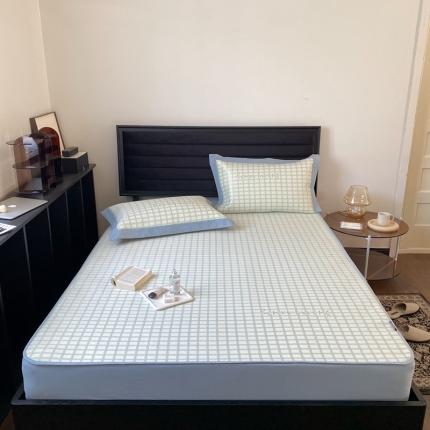 91家纺网 家纺一手货源 找家纺 （总）2021新款高端可水洗冰丝席提花床笠款