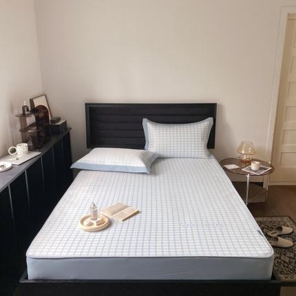 91家纺网 家纺一手货源 找家纺 （总）2021新款高端可水洗冰丝席提花床笠款