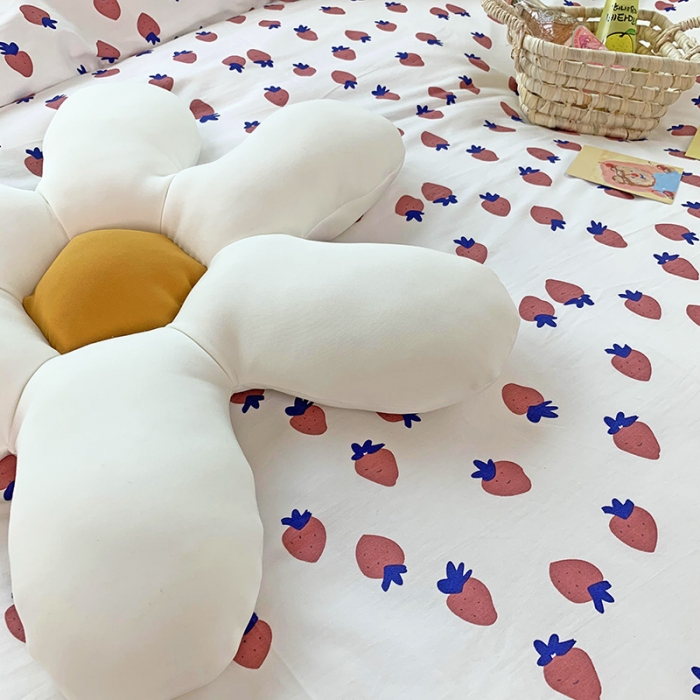 91家纺网 家纺一手货源 找家纺 田野家纺 2021新款初夏全棉四件套 小草莓