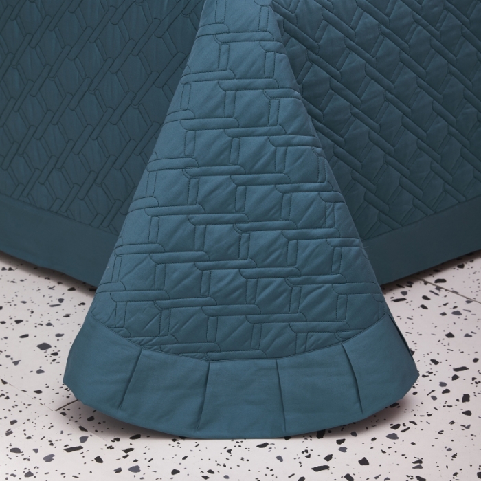 91家纺网 家纺一手货源 找家纺 （总）榻尚家居 2021新款非凡澳棉长绒棉贡缎刺绣床盖款四件套