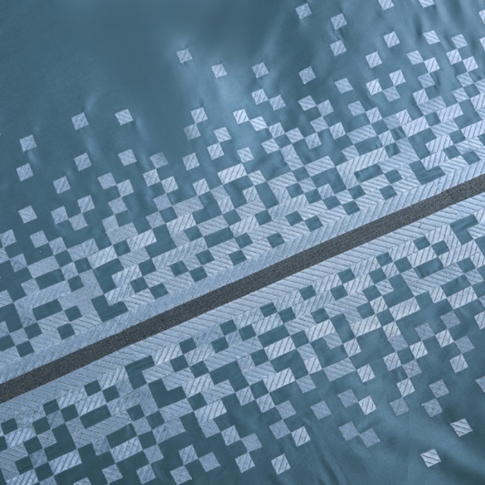 91家纺网 家纺一手货源 找家纺 （总）榻尚家居 2021新款非凡澳棉长绒棉贡缎刺绣床盖款四件套