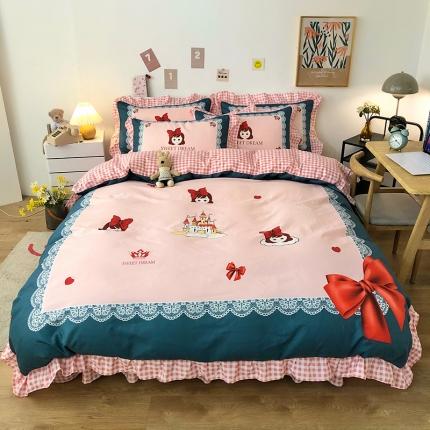 91家纺网 家纺一手货源 找家纺 （总）维娜斯 2021新款韩版磨毛四件套