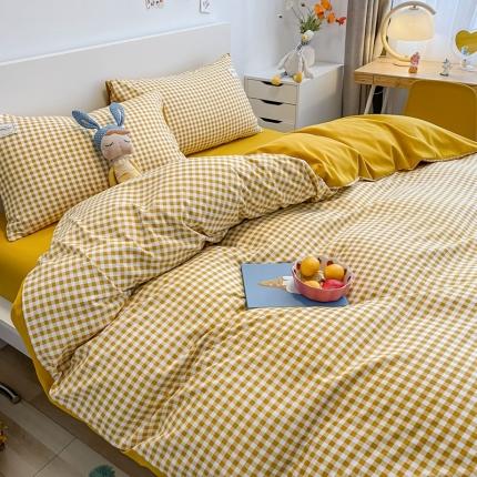 91家纺网 家纺一手货源 找家纺 （总）阿曼达 2023新款混搭风小清新小轻奢奶油系四件套