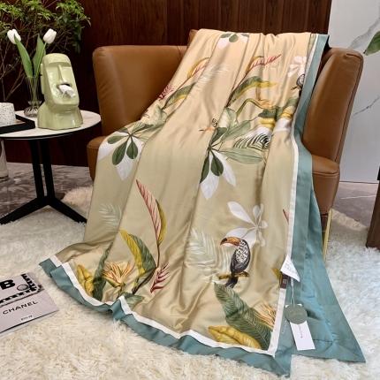 JUICY 橘滋家纺 2021新款60天丝棉印花夏被 春江花月夜