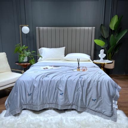 91家纺网 家纺一手货源 找家纺 （总）榻尚家居 2021新款天丝提花蚕丝夏凉被