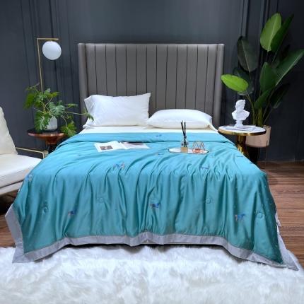 91家纺网 家纺一手货源 找家纺 （总）榻尚家居 2021新款天丝提花蚕丝夏凉被