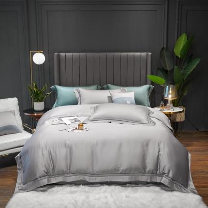 91家纺网 家纺一手货源 找家纺 （总）时亿家居 2021新款80天丝瑞丽镂空四件套