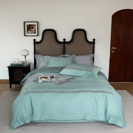 91家纺网 家纺一手货源 找家纺 （总）时亿家居 2021新款100支长绒棉俏四件套