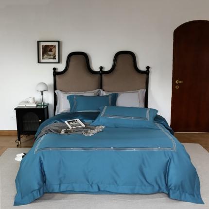 91家纺网 家纺一手货源 找家纺 （总）时亿家居 2021新款100支长绒棉俏四件套