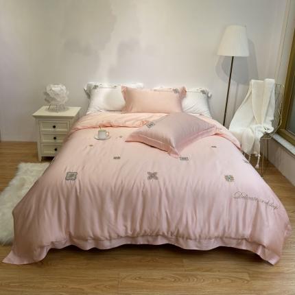 91家纺网 家纺一手货源 找家纺 （总）时亿家居 2021新款80天丝四件套-迪莉娅