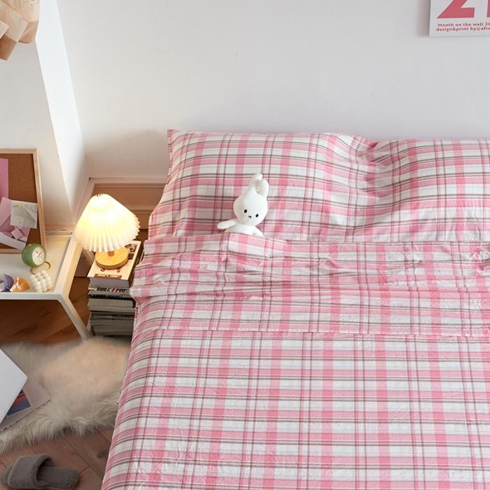 91家纺网 家纺一手货源 找家纺 无印色织全棉水洗棉酒店隔脏睡袋便携式出差旅游行单双人床单被套