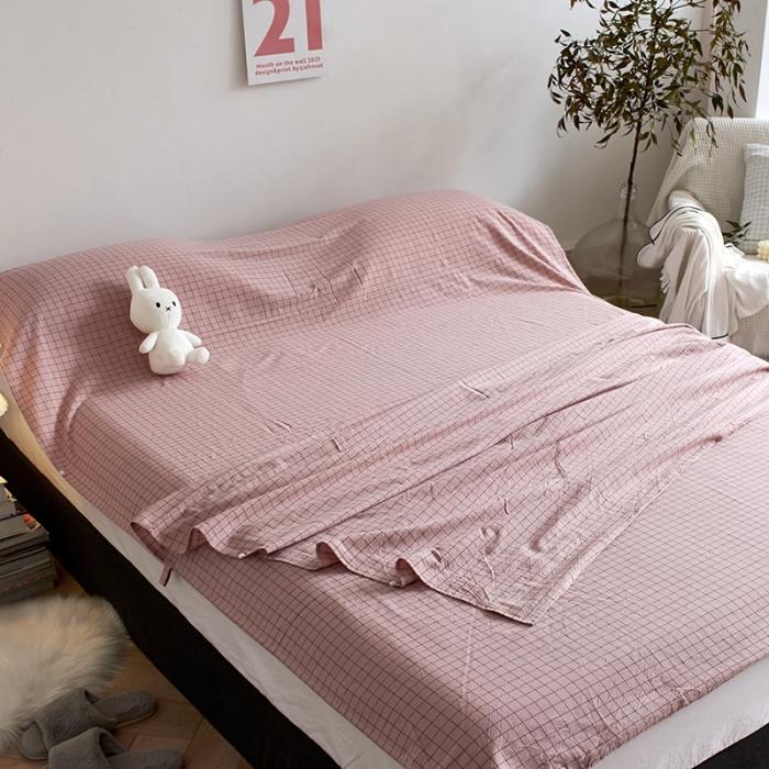 91家纺网 家纺一手货源 找家纺 无印色织全棉水洗棉酒店隔脏睡袋便携式出差旅游行单双人床单被套