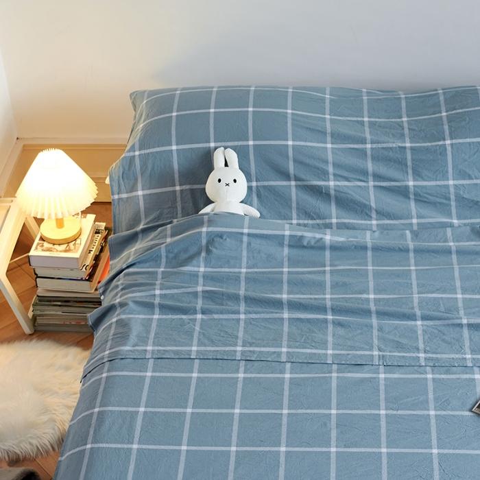 91家纺网 家纺一手货源 找家纺 无印色织全棉水洗棉酒店隔脏睡袋便携式出差旅游行单双人床单被套