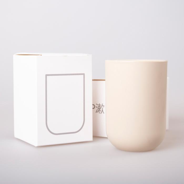 91家纺网 家纺一手货源 找家纺 【漱口杯】日式无印简约刷牙杯良品水杯纯色加厚款PP杯子情侣款
