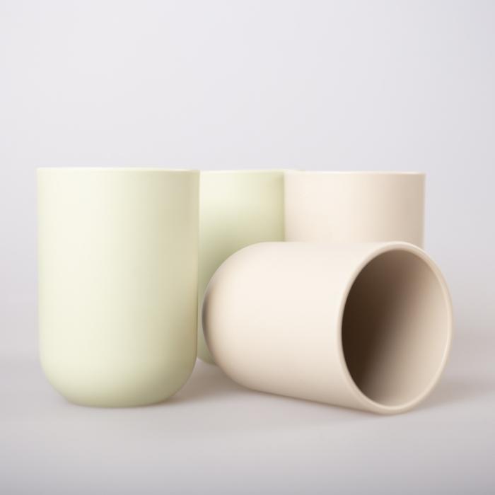 91家纺网 家纺一手货源 找家纺 【漱口杯】日式无印简约刷牙杯良品水杯纯色加厚款PP杯子情侣款