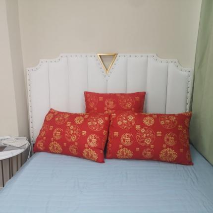 91家纺网 家纺一手货源 找家纺 （总）煌朝新款婚庆枕芯羽绒大红色枕头婚庆枕芯结婚枕芯婚庆抱枕