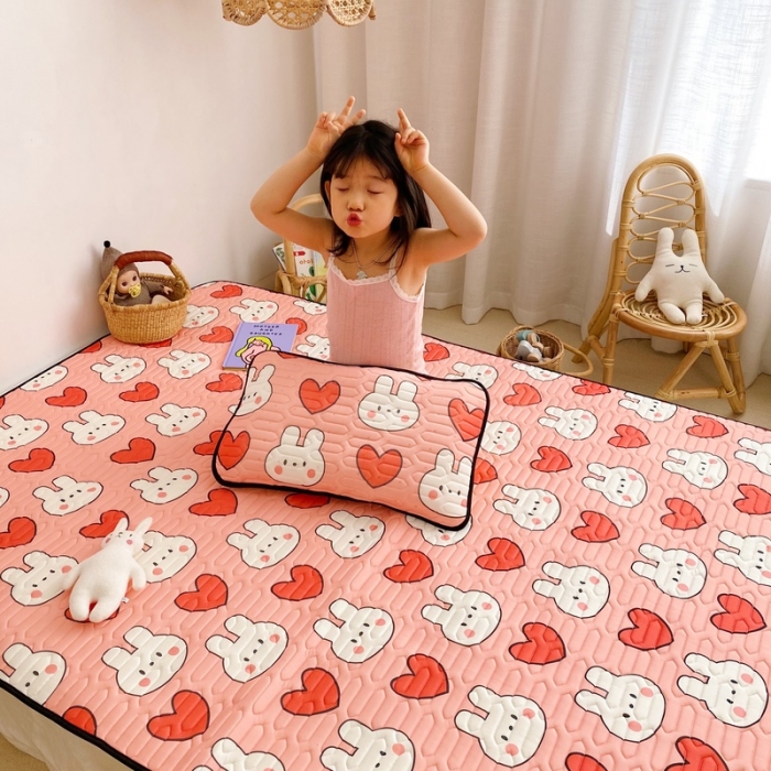 91家纺网 家纺一手货源 找家纺 （总）鱼宝 2021新款数码印花婴童乳胶凉席