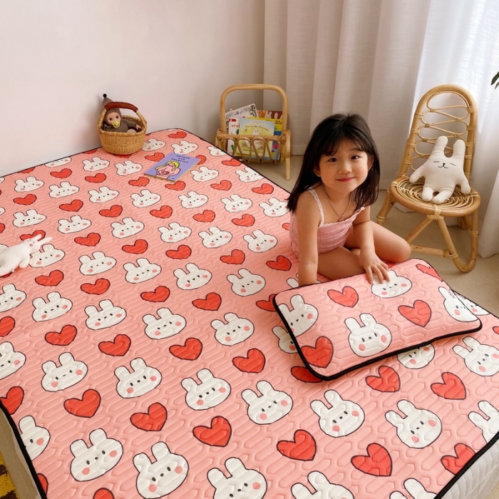 91家纺网 家纺一手货源 找家纺 （总）鱼宝 2021新款数码印花婴童乳胶凉席