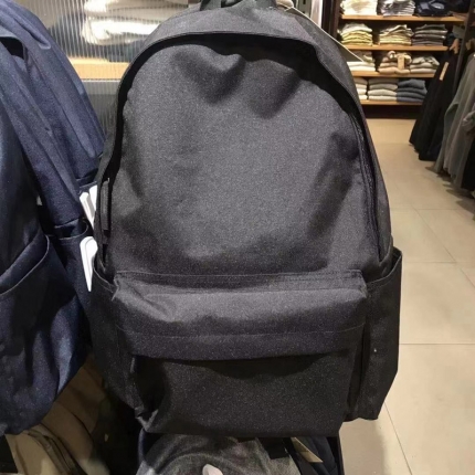 91家纺网 家纺一手货源 找家纺 【双肩背包】日式无印双肩包纯色防水电脑包学生旅行包专柜同步