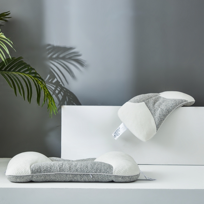 91家纺网 家纺一手货源 找家纺 星芯合家纺 2024新款亲子情侣软管枕 粉色