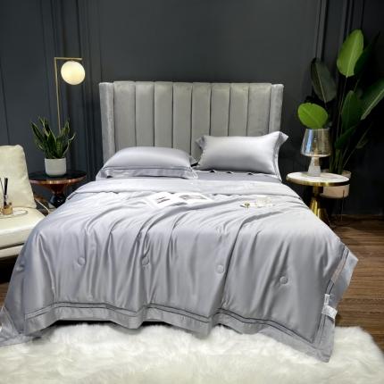 91家纺网 家纺一手货源 找家纺 榻尚家居奥地利天丝夏被床单款床笠款四件套 夏灰
