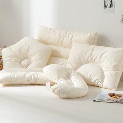 【原棉儿童枕】日式无印全棉无荧光环保枕头良品儿童婴儿枕芯