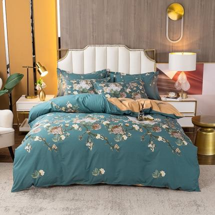 91家纺网 家纺一手货源 找家纺 （总）星期三 2021年6月新款铂金全棉13372四件套（加老板微信有会员价）